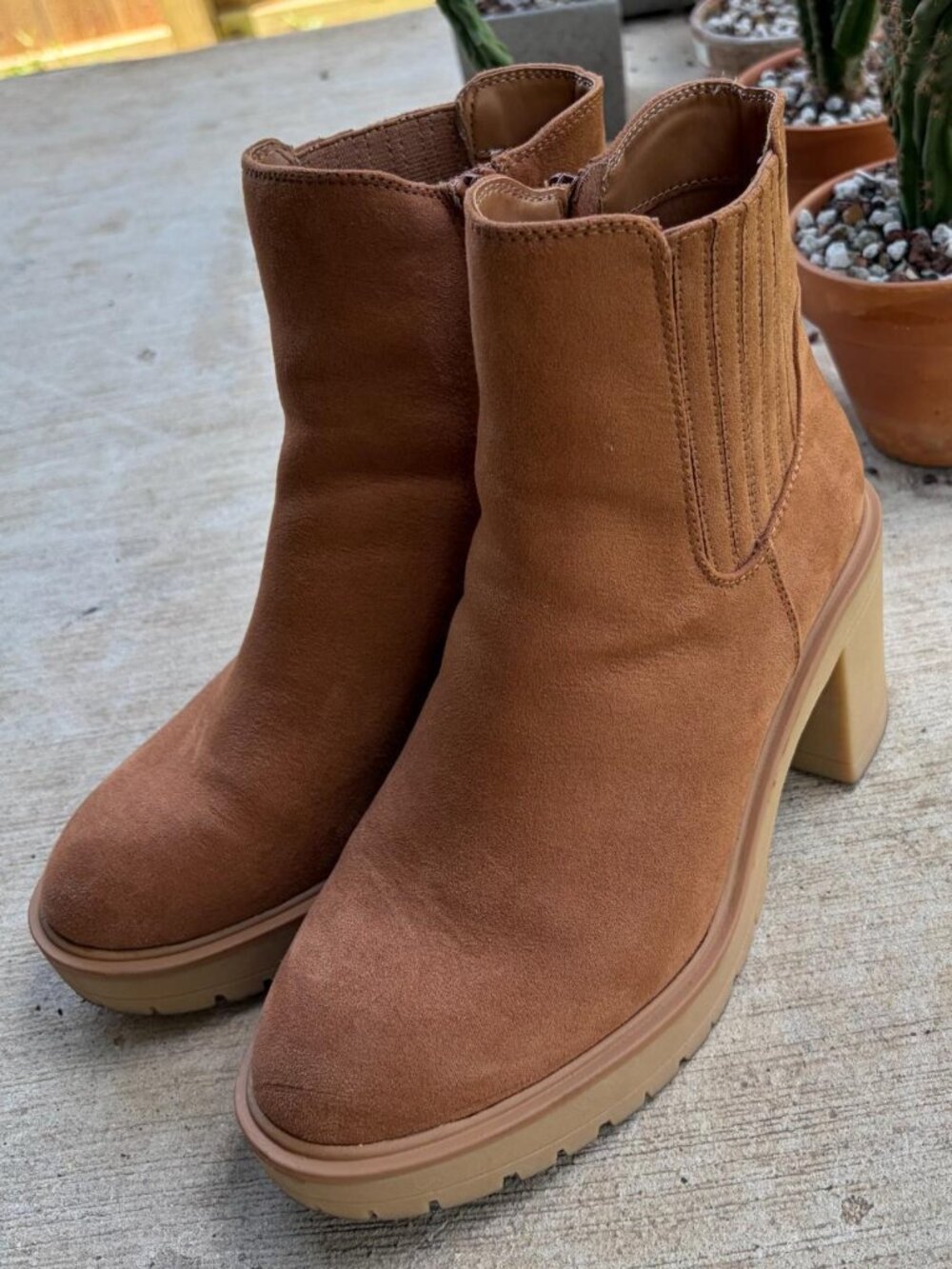 Universal Thread Katrina Boots in Cognac Women's US Size 6.5